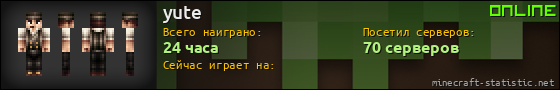 Юзербар 560x90 для yute