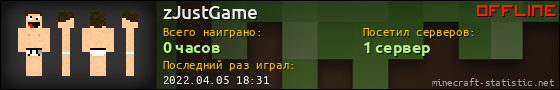 Юзербар 560x90 для zJustGame