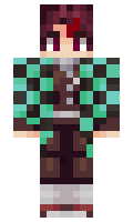 Tanjiro6 minecraft skin