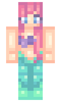 Mermaid minecraft skin