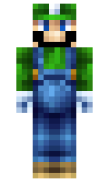RolledLuigi minecraft skin
