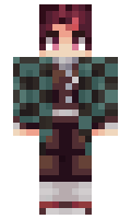 Tanjiro minecraft skin