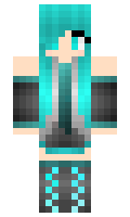 miku minecraft skin