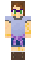 snowlavender minecraft skin