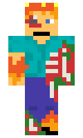 MutantFireZombie minecraft skin