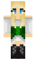 GreenGirlWarrior minecraft skin