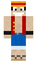 luufy minecraft skin