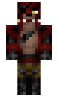 FoxyFnaf minecraft skin
