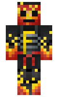 flaming minecraft skin
