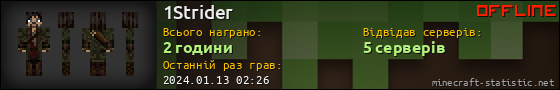 Юзербар 560x90 для 1Strider
