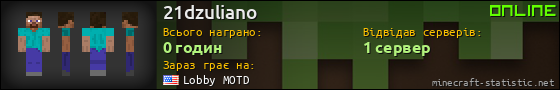Юзербар 560x90 для 21dzuliano