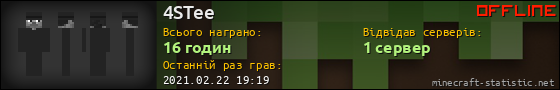 Юзербар 560x90 для 4STee