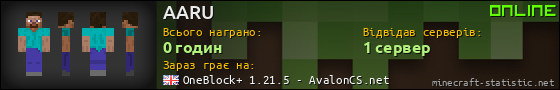 Юзербар 560x90 для AARU