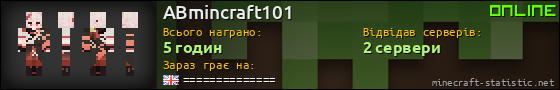 Юзербар 560x90 для ABmincraft101