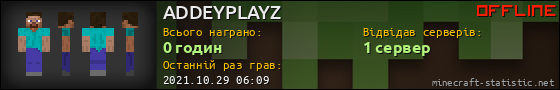 Юзербар 560x90 для ADDEYPLAYZ