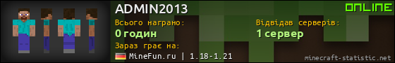 Юзербар 560x90 для ADMIN2013