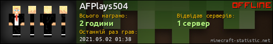 Юзербар 560x90 для AFPlays504