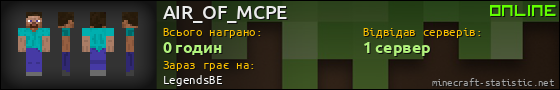 Юзербар 560x90 для AIR_OF_MCPE