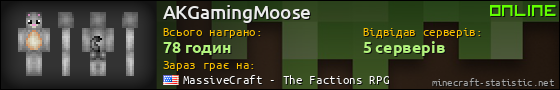 Юзербар 560x90 для AKGamingMoose