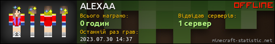 Юзербар 560x90 для ALEXAA