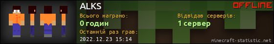 Юзербар 560x90 для ALKS