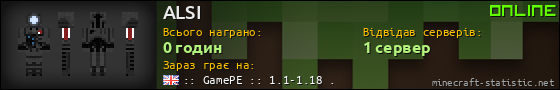 Юзербар 560x90 для ALSI
