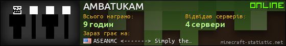 Юзербар 560x90 для AMBATUKAM