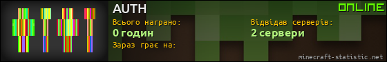Юзербар 560x90 для AUTH