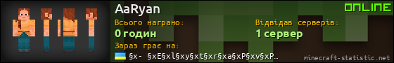 Юзербар 560x90 для AaRyan