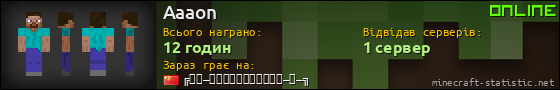 Юзербар 560x90 для Aaaon