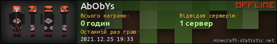 Юзербар 560x90 для AbObYs