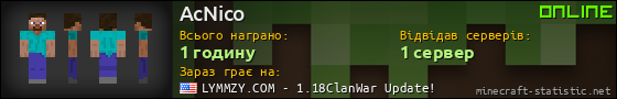 Юзербар 560x90 для AcNico