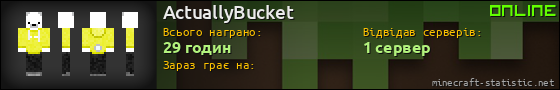 Юзербар 560x90 для ActuallyBucket