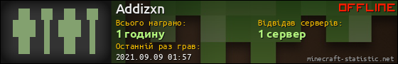 Юзербар 560x90 для Addizxn