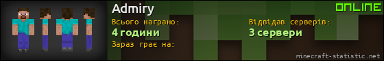 Юзербар 560x90 для Admiry