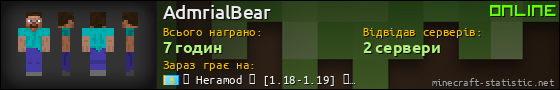 Юзербар 560x90 для AdmrialBear