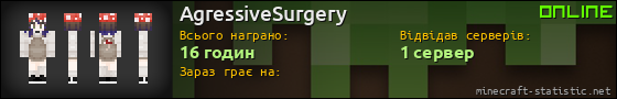 Юзербар 560x90 для AgressiveSurgery