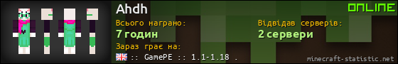 Юзербар 560x90 для Ahdh