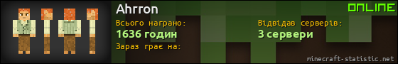 Юзербар 560x90 для Ahrron