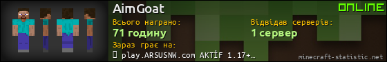 Юзербар 560x90 для AimGoat