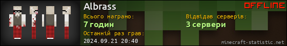 Юзербар 560x90 для Albrass