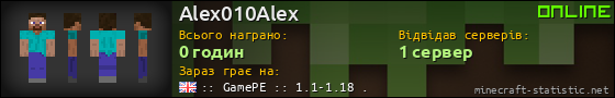 Юзербар 560x90 для Alex010Alex