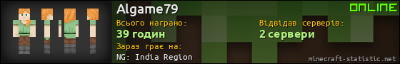 Юзербар 560x90 для Algame79