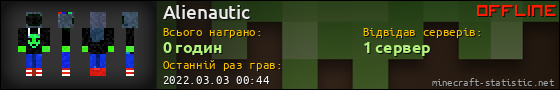 Юзербар 560x90 для Alienautic
