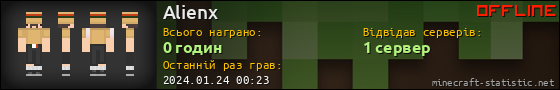 Юзербар 560x90 для Alienx
