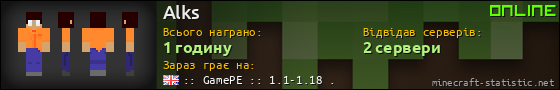 Юзербар 560x90 для Alks