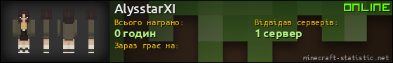 Юзербар 560x90 для AlysstarXI