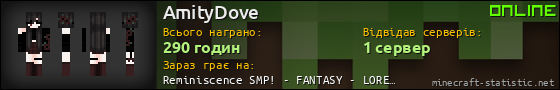 Юзербар 560x90 для AmityDove