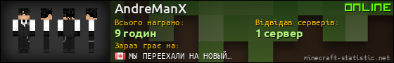 Юзербар 560x90 для AndreManX