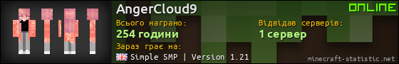 Юзербар 560x90 для AngerCloud9